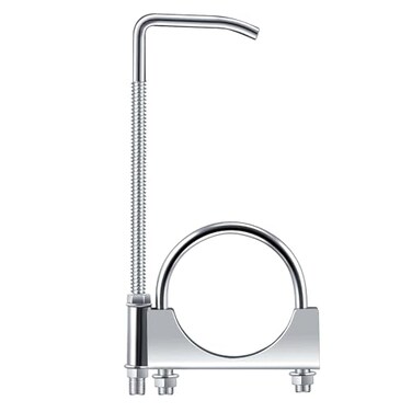 Datanly 2 Pcs 2.5 Inch Universal Exhaust Clamp with Hanger