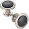 KOOFIZO 10 Pack BlackNickel Cabinet Knobs Round Single Hole Pulls 1960s