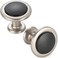 KOOFIZO 10 Pack BlackNickel Cabinet Knobs Round Single Hole Pulls 1960s