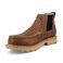 Twisted X Men's 4" Work Chelsea Boot, Moc Toe Nano Toe with CellStretch, Ginger, 10.5 M