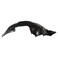 TRQ Front Left Inner Fender Liner Black Drivers Side