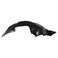 TRQ Front Left Inner Fender Liner Black Drivers Side