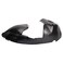 TRQ Front Right Inner Fender Liner Black Passenger Side