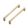 Ravinte Champagne Bronze Kitchen Square Cabinet Handles 6-1/4 Inch 5 Pack