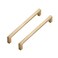 Ravinte Champagne Bronze Kitchen Square Cabinet Handles 6-1/4 Inch 5 Pack