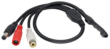HCFeng Surveillance Pickup Device Mic to RCA Surveillance Cable