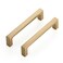 Ravinte Champagne Bronze Kitchen Square Cabinet Handles 3-3/4 Inch 20 Pack