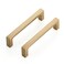 Ravinte Champagne Bronze Kitchen Square Cabinet Handles 3-3/4 Inch 20 Pack