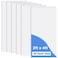 Frienda 6 Pcs 2ft X 4ft Drop Ceiling Tiles PVC Smooth Ceiling Panel Easy Drop in Installation for Waterproof Washable and Fire Rated to Prevent Breakage (White