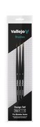 Vallejo - Pro Modeler Series Desing Set, Flagged Synthetic Bristles