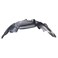 TRQ Front Left Inner Fender Liner Black Drivers Side