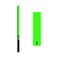 Bohning 5.5" Solid Arrow Wraps, Small, Neon Green