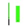 Bohning 5.5" Solid Arrow Wraps, Small, Neon Green
