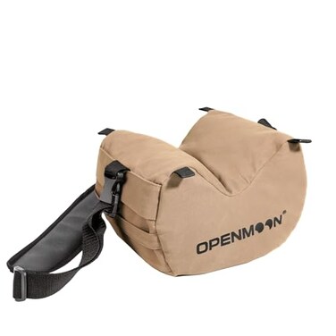 OPENMOON Camera Support Saddle Saddlebags Heavy-Duty Splash-Proof Canvas (Brown, S