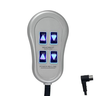 Fruhdi Lift Chairs Power Recliners 4 Button 5 Pin Prong Remote Hand Control Handset Replacement with Backlight