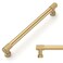 Amerdeco 10 Pack Champagne Bronze Knurled Cabinet Pulls 10 Inch(254mmHole Center Kitchen Cabinet Handles Drawer Pulls Cabinet Hardware ZH034