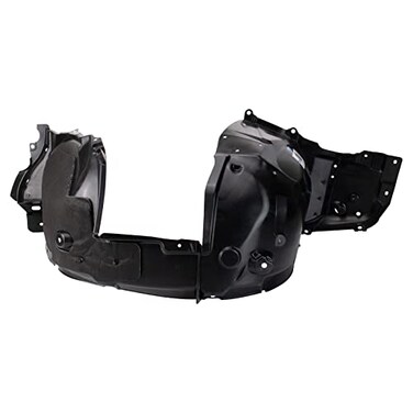 TRQ Front Right Inner Fender Liner Black Passenger Side