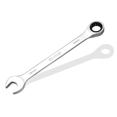 DURATECH 12mm Ratcheting Combination Wrench, Metric