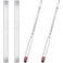 Kanayu 2 Pcs Hydrometer Alcohol 0-200 Proof and 0-100 Tralle