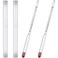 Kanayu 2 Pcs Hydrometer Alcohol 0-200 Proof and 0-100 Tralle