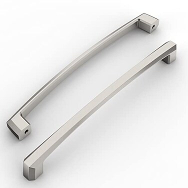 Amerdeco 10 Pack Brushed Satin Nickel Cabinet Pulls 7 Inch(177MMHole Centers Kitchen Cabinet Handles Hardware Kitchen Handles for Cabinets Cupboard Handles Drawer Pulls ZH0032