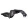 TRQ Front Right Inner Fender Liner Black Passenger Side