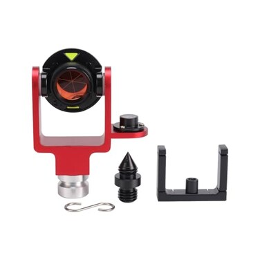 MOETER Mini Prism System, Surveying Mini Prism For Total Station Reflect Retro Prisms and Target Systems