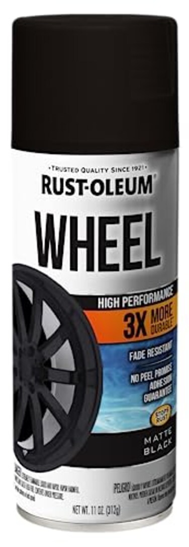 Rust-Oleum High Performance Wheel Spray Paint, Matte Black