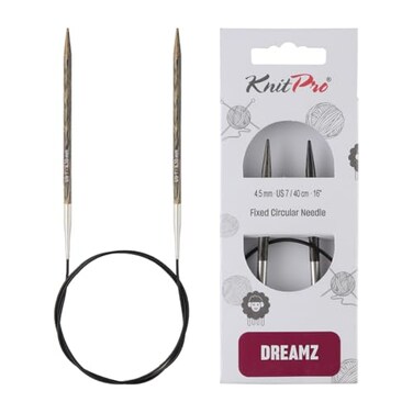KnitPro Dreamz Fixed Circular Needles 16" (40cmUS Size 7 (4.5mm
