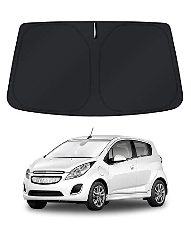 KUST Windshield Sun Shade for Chevy Spark 2013-2014 2015 2016 Window Accessories Shade Sun Visor Cover Foldable Block UV Rays