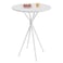 VASAGLE Bar Table, Round Cocktail High Top Pub Bistro Table, Steel Frame