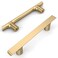 Amerdeco 10 Pack Champagne Bronze Cabinet Pulls 3.75 Inch(96MMHole Centers Kitchen Cabinet Handles Hardware Kitchen Handles for Cabinets Cupboard Handles Drawer Pulls ZH0028