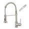 AIMADI Kitchen Faucets with Deck Plate ,Contemporary Single Handle Stainless Steel Brushed Nickel Pull Down Kitchen Sink Faucets