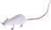 Jowxsx White Fake Mouse Prank Trick Tools, Mouse Lifelike Rubber Gag and Practical Joke Tools