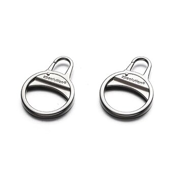 Zpsolution Stainless Steel Ring Zipper Pulls Ergonomic