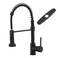 AIMADI Black Kitchen Faucet with Pull Down Sprayer,Matte Black