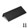 Goldenwarm 10 Pack 2-1/2in Black Finger Edge Pulls for Kitchen Handles