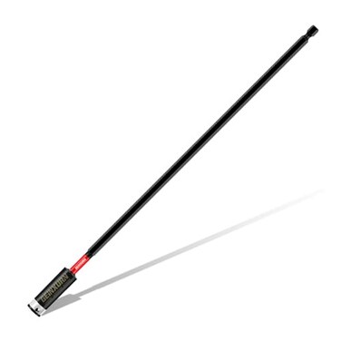 Geinxurn 1Pcs Impact Magnetic Screwdriver Bit Holders, 12Inches Extension Socket Drill Bit Holder S2 Alloy Steel Hex Shank Quick-Change Drill Bit Guide