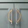 Amerdeco 10 Pack Brushed Satin Nickel and Champagne Bronze Cabinet Pulls 5 Inch(128MMHole Centers Kitchen Cabinet Handles Cabinet Hardware Cupboard Handles Drawer Pulls…