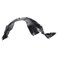 TRQ Front Left Inner Fender Liner Black Drivers Side