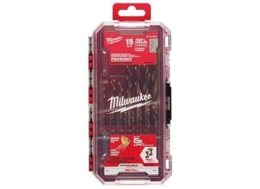 Milwaukee Shockwave Titanium Drill Bit Kit w/ 15 Pcs 48-89-4670