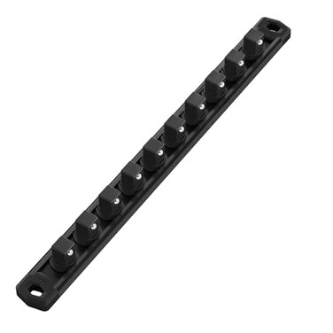WORKPRO Magnetic Socket Organizer, Heavy Duty 1/2-Inch Drive Socket Rail