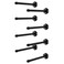 ETELI 12 Inch Pipe Shelf Brackets 8 Pack Floating Shelf Bracket Support