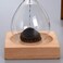 WARMBUY Magnetic Hourglass Decorative Sand Timer with a Base, Black