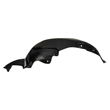 TRQ Front Right Inner Fender Liner Black Passenger Side