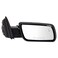 TRQ Passenger Side Mirror Power Heated Memory Smooth Black with Puddle