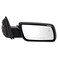 TRQ Passenger Side Mirror Power Heated Memory Smooth Black with Puddle