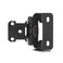 Vallecloud Matte Black Kitchen Cabinet Hinges, 1/2” Overlay, 4 Pack