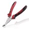 LEONTOOL 8 Inches Lock Ring Pliers Bent Nose Reverse Pliers with Hole