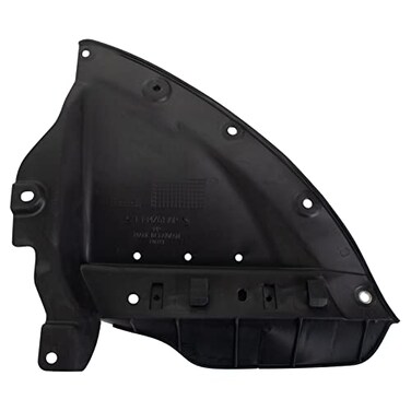 TRQ Front Right Inner Fender Liner Black Passenger Side